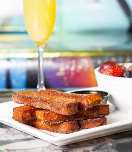 French Toast and Mimosa