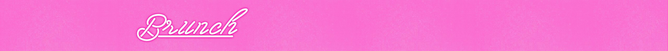 Brunch Title on Pink Background