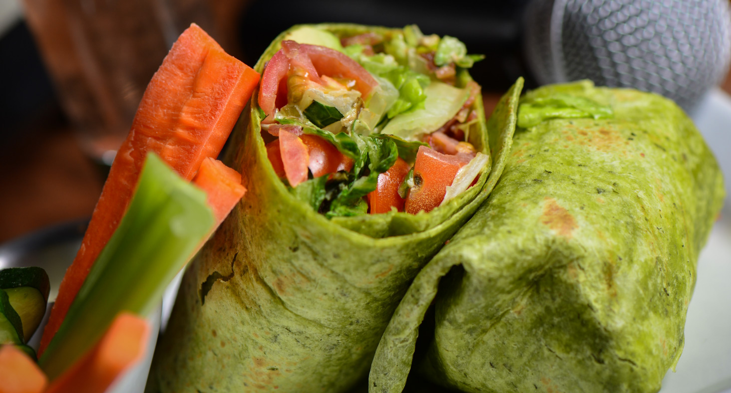 Close Up Photo of Salad Wrap